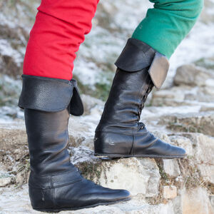 Medieval Leather Boots for men “Forest”