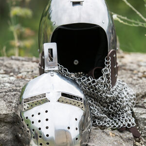 Middle Ages Knight Helmet Sitten Bascinet 
