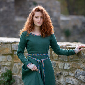 Green medieval dress tunic “Sea Born”