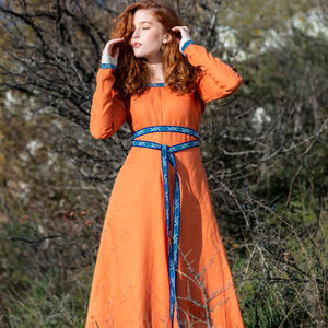 Flax linen tunic dress gown “Sea Born”